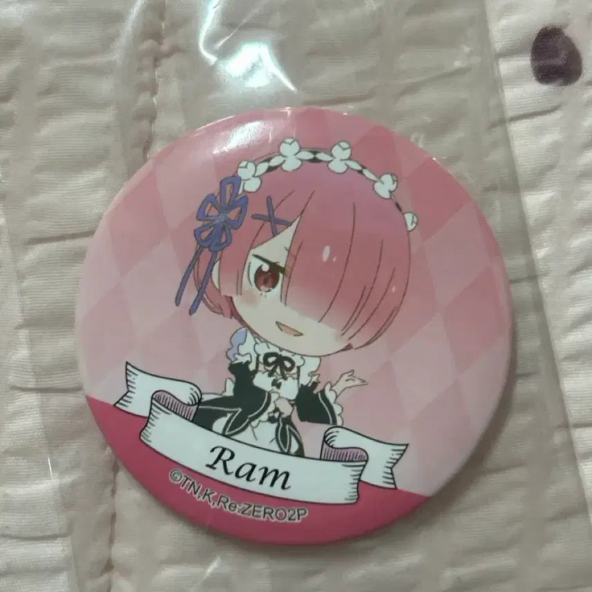 [BUNJANG] Re:Zero Rem Can Badge / 리제로 람 캔뱃지