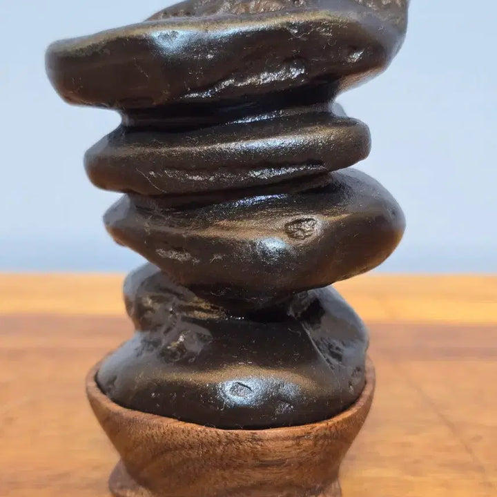 [BUNJANG] Topseok Stone Display / 26070709 층층이 변화가 좋은 탑석 작품석 수석 팝니다