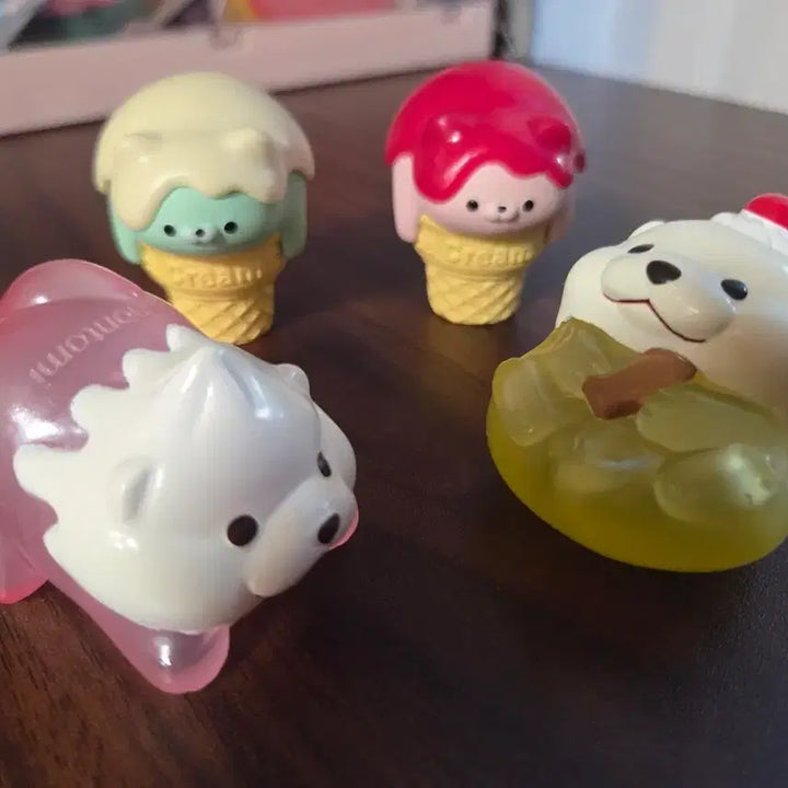 [BUNJANG] Cute Animal Dessert Gacha Set (4 Types) / 무배) 귀여운 동물 디저트 가챠 4종 일괄