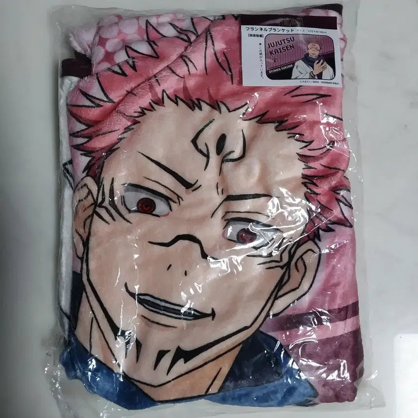 [BUNJANG] Jujutsu Kaisen Sukuna Flannel Blanket New / 주술회전 스쿠나 담요 플란넬 블랭킷 새상품