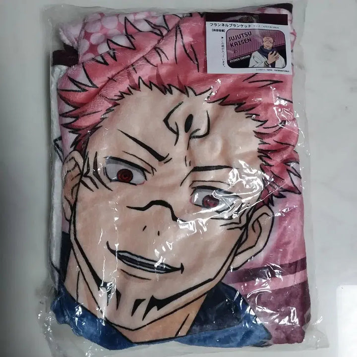 [BUNJANG] Jujutsu Kaisen Sukuna Flannel Blanket New / 주술회전 스쿠나 담요 플란넬 블랭킷 새상품