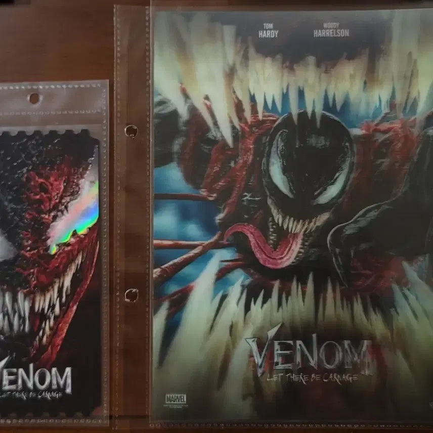 [BUNJANG] Venom 2 Let There Be Carnage Art Card &amp; Original Ticket Bundle / 베놈2 아트카드 + 오리지널 티켓 일괄