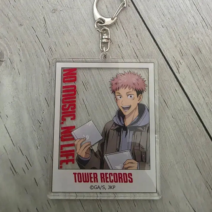 [BUNJANG] Jujutsu Kaisen Yuji Itadori Acrylic Keychain / 주술회전 타워레코드 이타도리 유지 아크릴 키링