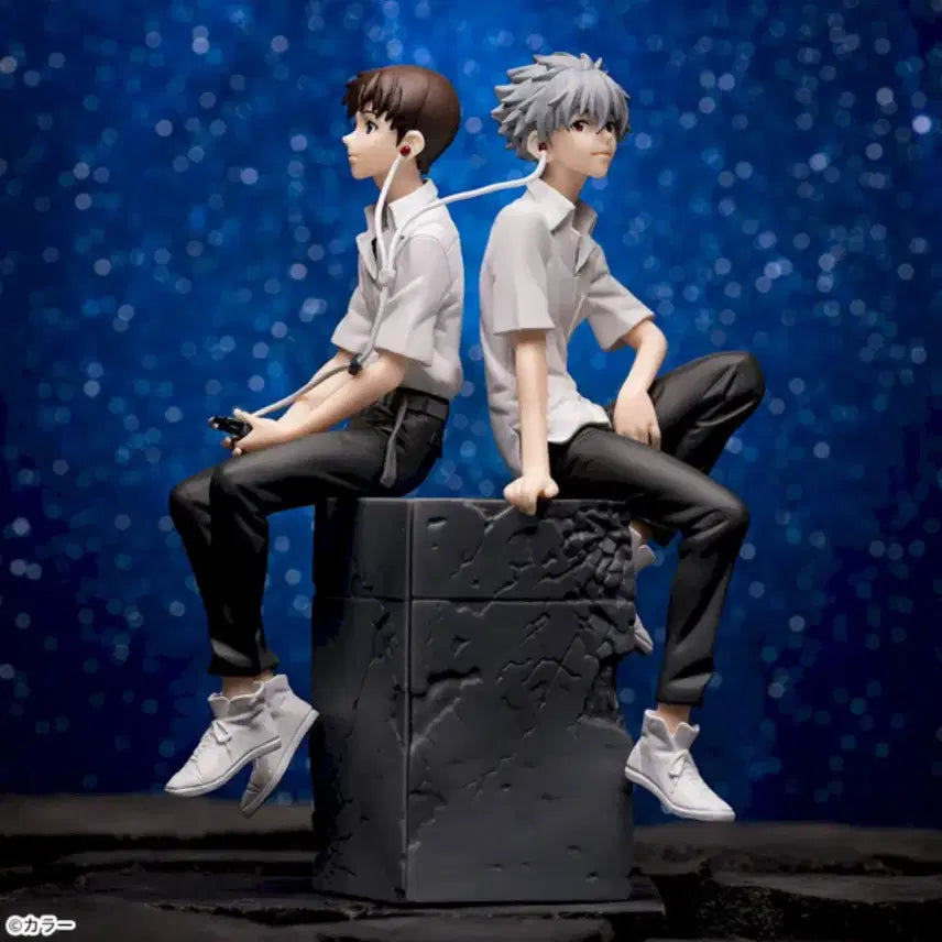 [BUNJANG] Evangelion Shinji Ikari &amp; Kaworu Nagisa Vignetteum Figure Set / 에반게리온 세가 신지 카오루 vignetteum 비네티움 피규어 일괄