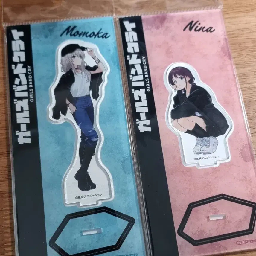 [BUNJANG] Girls Band Cry Nina &amp; Momoka Acrylic Stand Bundle Set / 걸즈밴드크라이 아크릴 스탠드 니나, 모모카 일괄