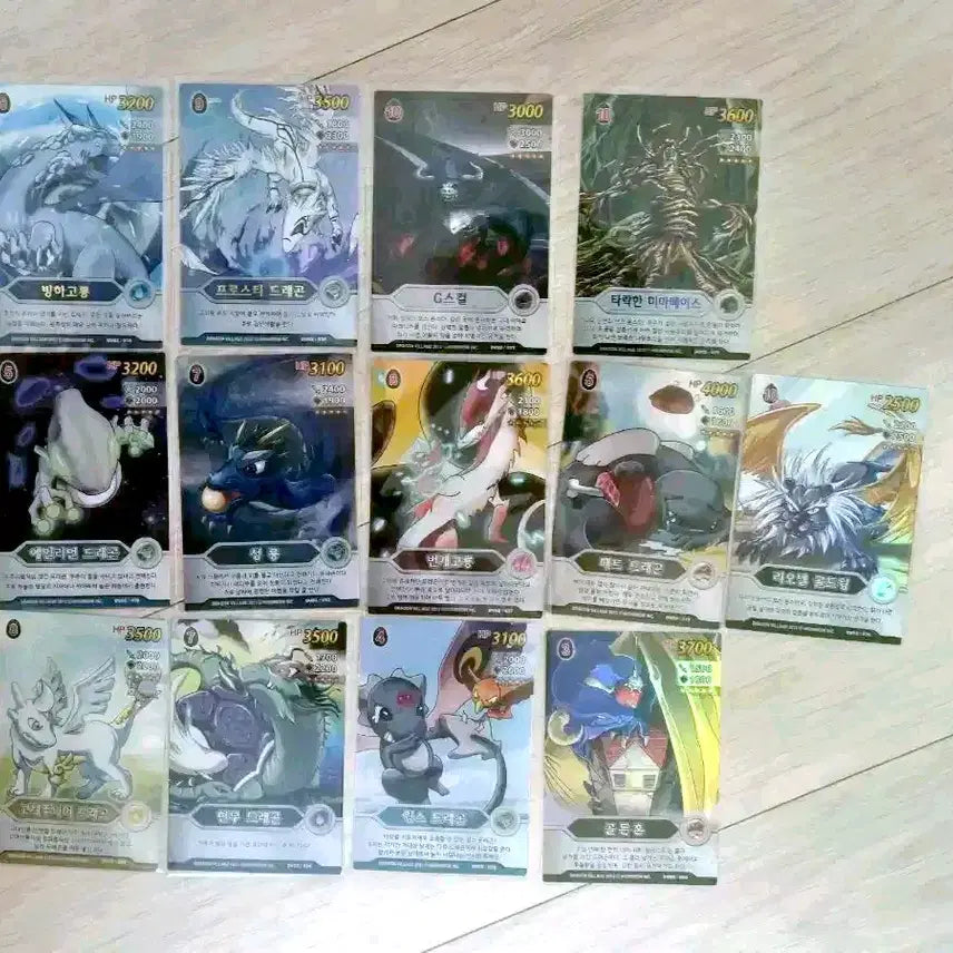 [BUNJANG] Dragon Village Card Season 2 Full Set (74 types) / 드래곤빌리지 카드 2탄 74종 일괄