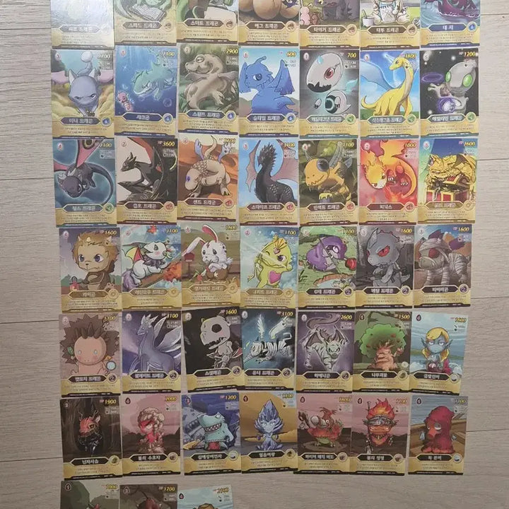 [BUNJANG] Dragon Village Card Complete Set (1st Edition, 67 Types) / 드래곤빌리지 카드 1탄 67종 일괄