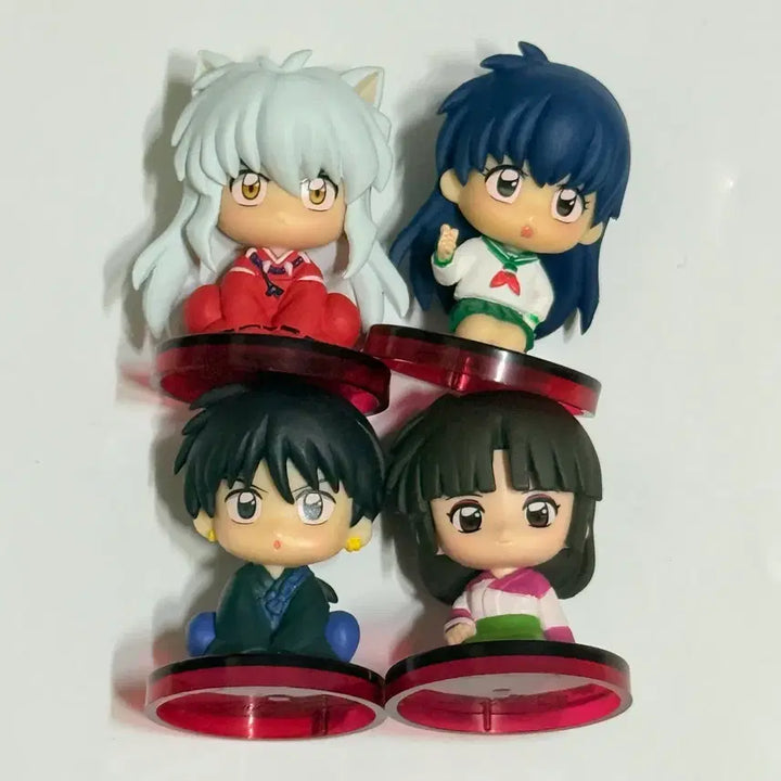 [BUNJANG] Inuyasha Kagome Miroku Sango Gacha Figure Set / 이누야샤 오스와리 카고메 유가영 미륵 산고 가챠 피규어