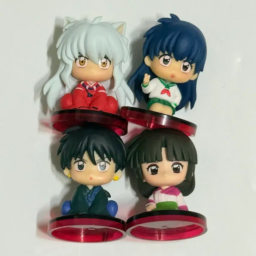 [BUNJANG] Inuyasha Kagome Miroku Sango Gacha Figure Set / 이누야샤 오스와리 카고메 유가영 미륵 산고 가챠 피규어