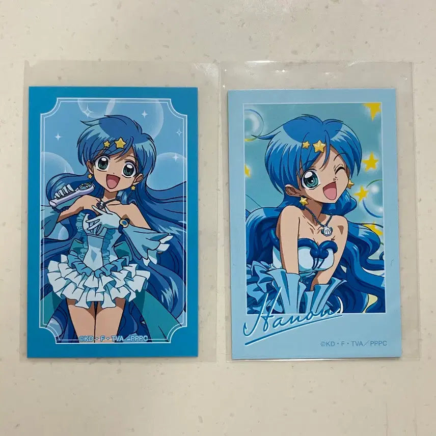 [BUNJANG] Peach Peach Pitch Mini Bromide Illustration Card (Hanon) 2-Type Bundle Set / [2종 일괄] 피치피치핏치 미니 브로마이드 일러스트 카드 음파 (하논)