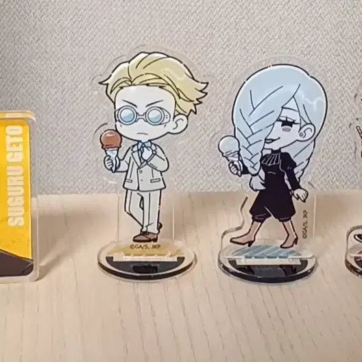 [BUNJANG] Jujutsu Kaisen Suguru Geto Mini Acrylic Block &amp; Ice Cream Acrylic Stand Bundle / 주술회전 굿즈 일괄 판매