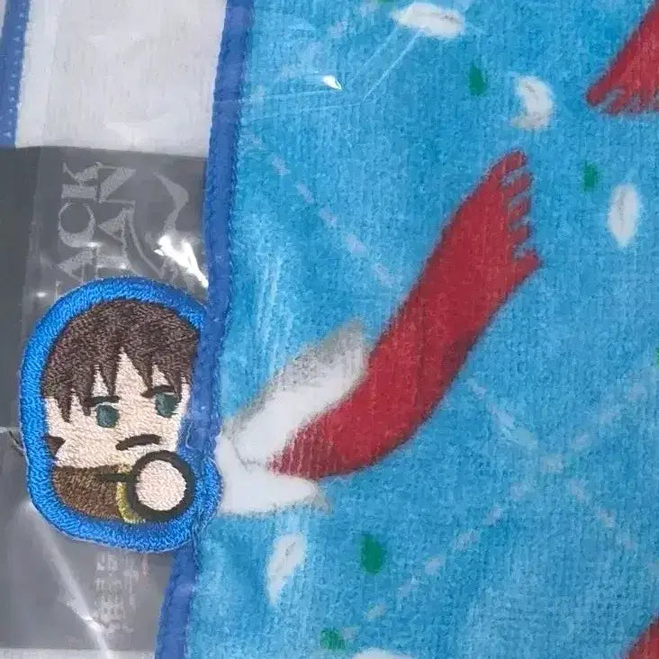 [BUNJANG] Attack on Titan Eren Mikasa Handkerchief (Sealed, Official) / 미개봉 진격의 거인 에렌 미카사 손수건