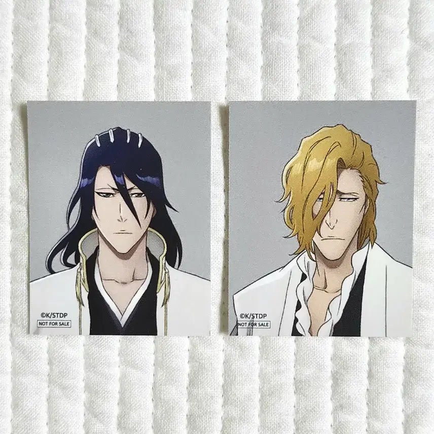 [BUNJANG] Bleach 20th Anniversary Portrait Set - Rojuro &amp; Byakuya / 블리치 블리치전 20주년 증명사진 로쥬로 쿠치키 뱌쿠야 굿즈