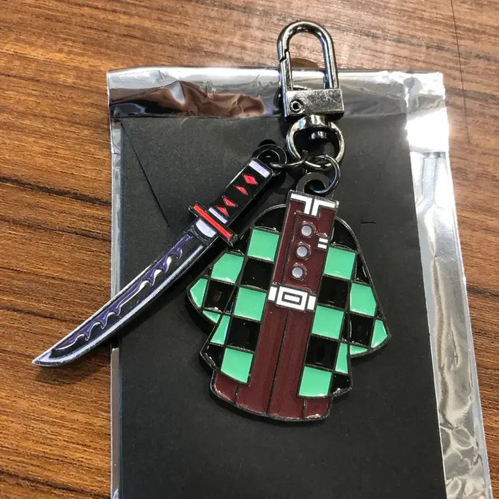 [BUNJANG] Demon Slayer Kamado Tanjiro Nichirin Sword Keychain / 귀멸의칼날 귀칼팝업 카마도 탄지로 일륜도키링 구매특전