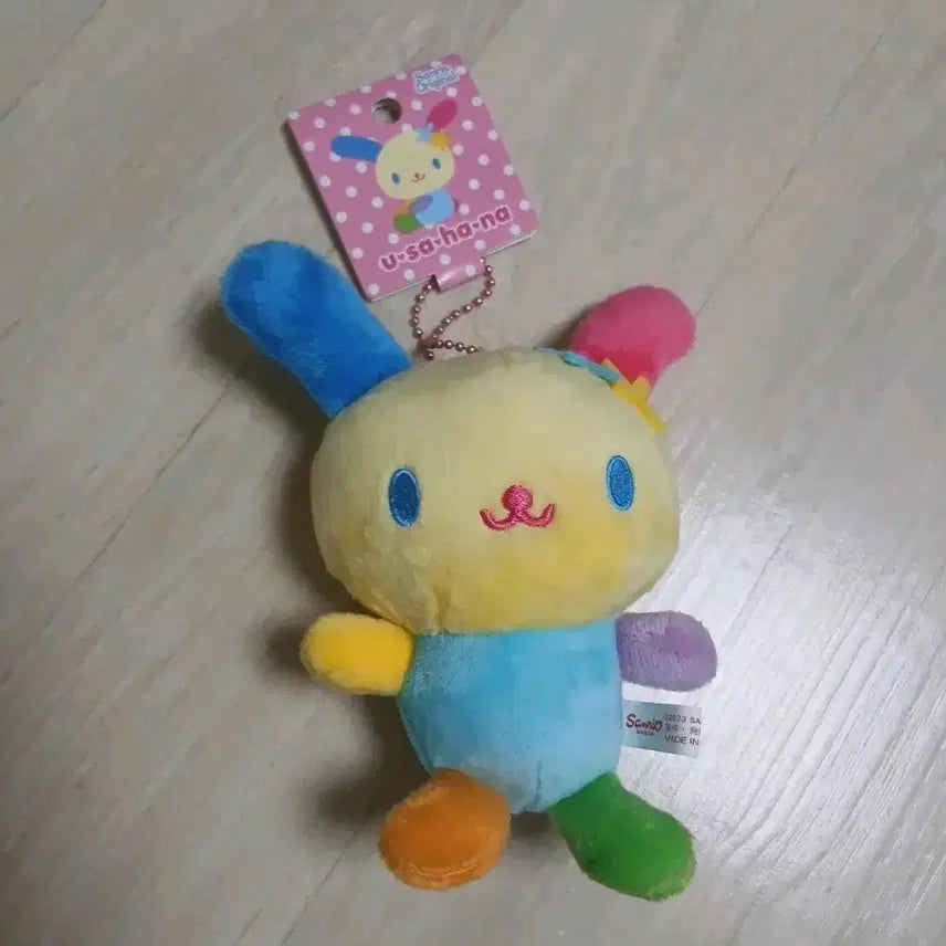 [BUNJANG] Sanrio Usahana Mascot Keychain / 산리오 우사하나 인형 일본 마스코트 키링 우사하나
