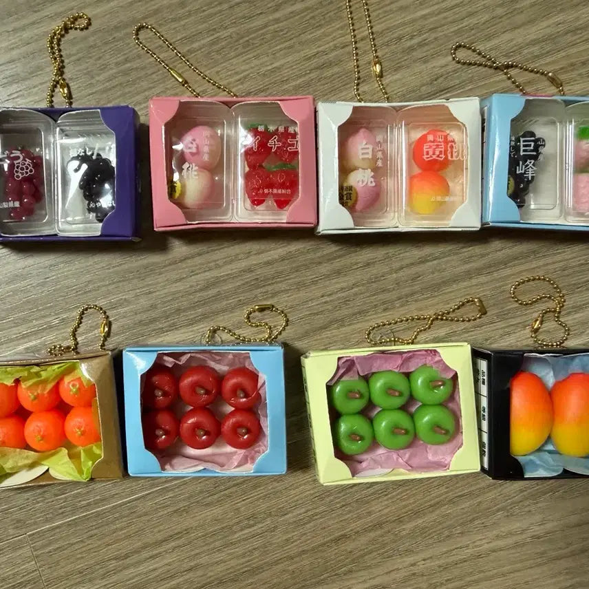 [BUNJANG] Japan Punito Fruit Box Gacha Full Set / 일본 푸닛토 과일 상자 가챠 8종 일괄
