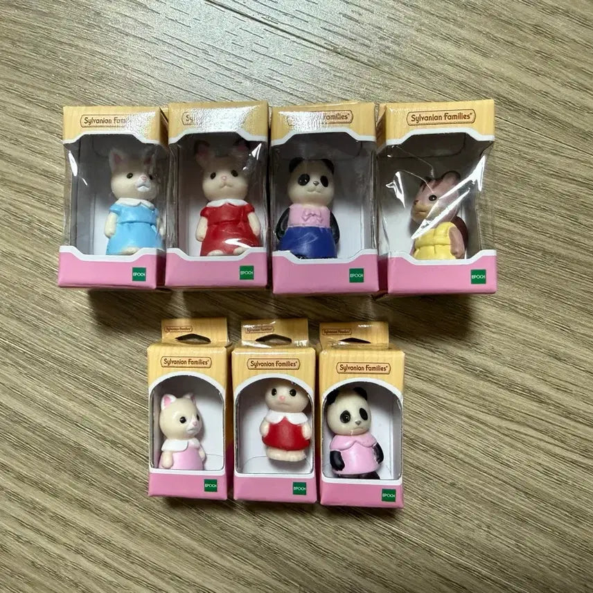 [BUNJANG] Sylvanian Families Gacha Set (7 Types) / 실바니안 피규어 쌀알 가챠 7종 일괄