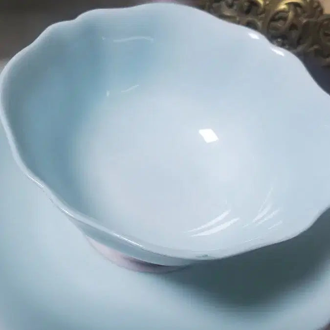 [BUNJANG] Paragon Butterfly Handle Teacup and Saucer Set / 파라곤 나비핸들잔 듀오