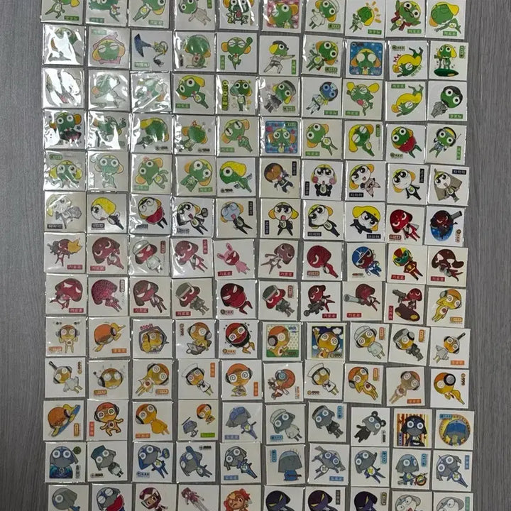 [BUNJANG] Keroro Old Version 150 Piece Sticker Bundle Set / 케로로 구버전 띠부씰 150개 일괄판매