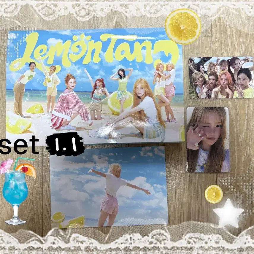 [BUNJANG] WTS TWICE Nayeon Lemon Ball Album Yuha Group Photocard / 하투하 레몬탱 앨범 유하 지우 단체 포카