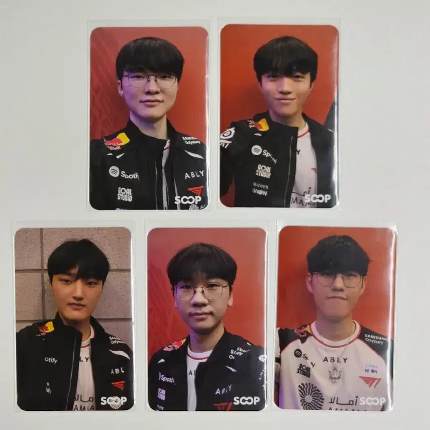 [BUNJANG] T1 Soop Booth Photocard Bundle Set / (일괄) msi 펜페스타 soop 숲 부스 티원 포카 (all)