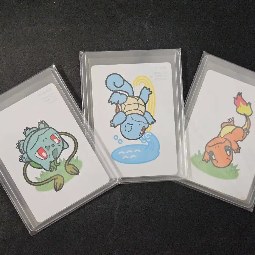 [BUNJANG] Pokemon Taruka Bulbasaur, Squirtle, Charmander Set / 포켓몬 타루카 이상해씨 꼬부기 파이리 세트