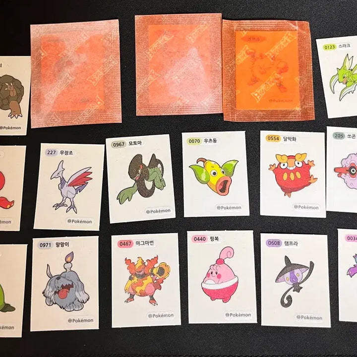 [BUNJANG] Pokemon Stickers Bundle Set / 포켓몬 띠부실 일괄