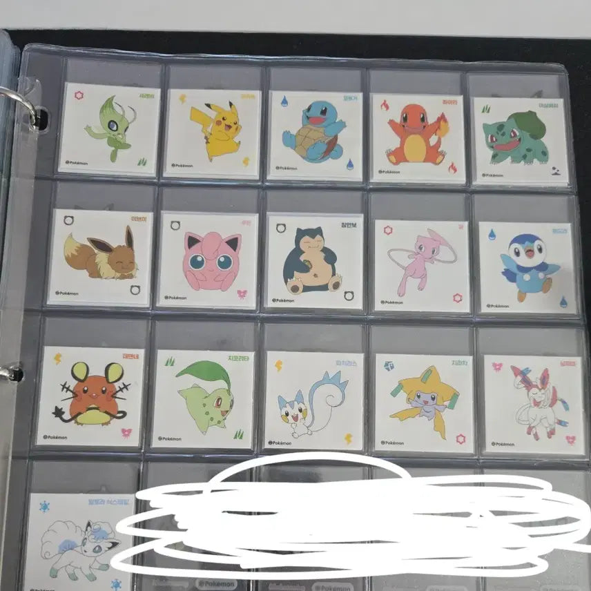[BUNJANG] Damter Kombucha Pokemon Removable Sticker Set (16 Types) / 담터 콤부차 포켓몬 스티커 16종 전종 팝니다.