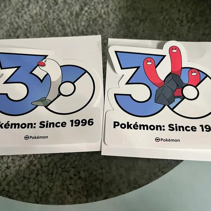 [BUNJANG] Pokemon 30th Anniversary Sticker Set: Wadagda + Badag Trio / 포켓몬 30주년 스티커 바다그다+바닥트리오
