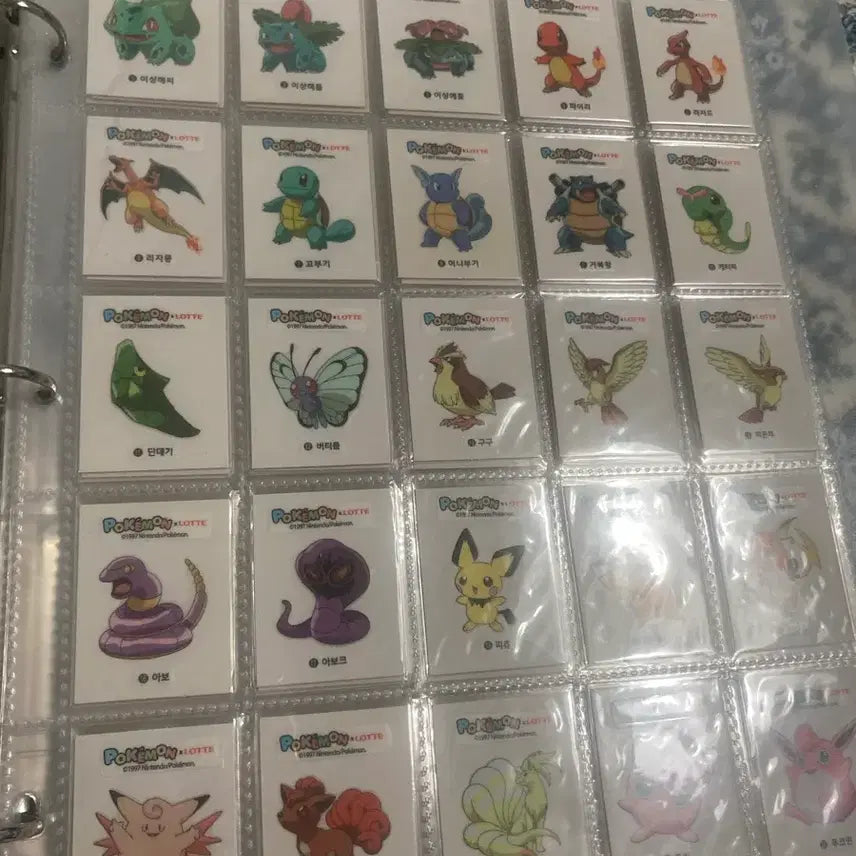 [BUNJANG] Pokemon Sticker Collection (100 Types) / 포켓몬 띠부씰 롯데100종 팔아요