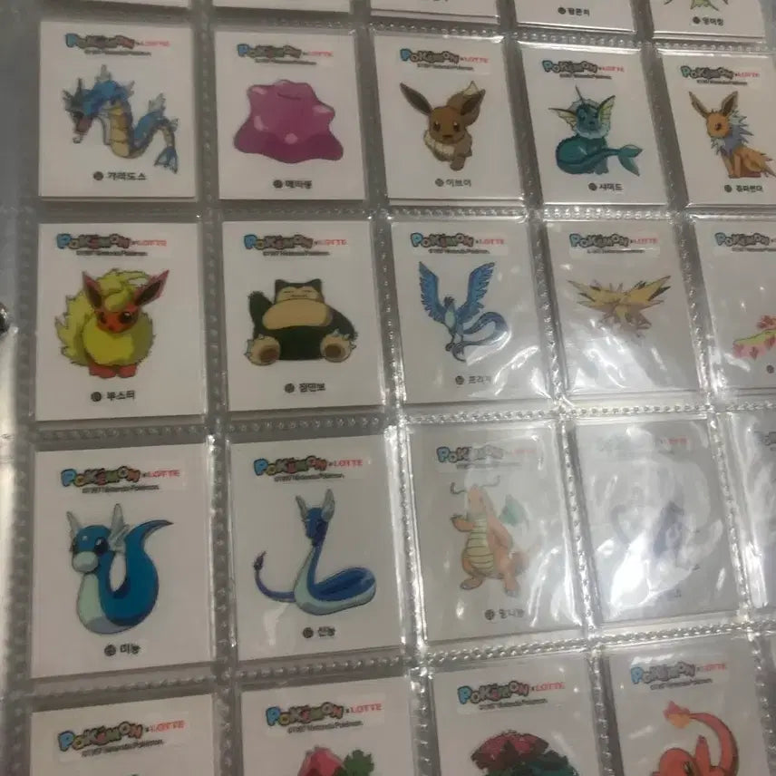 [BUNJANG] Pokemon Sticker Collection (100 Types) / 포켓몬 띠부씰 롯데100종 팔아요