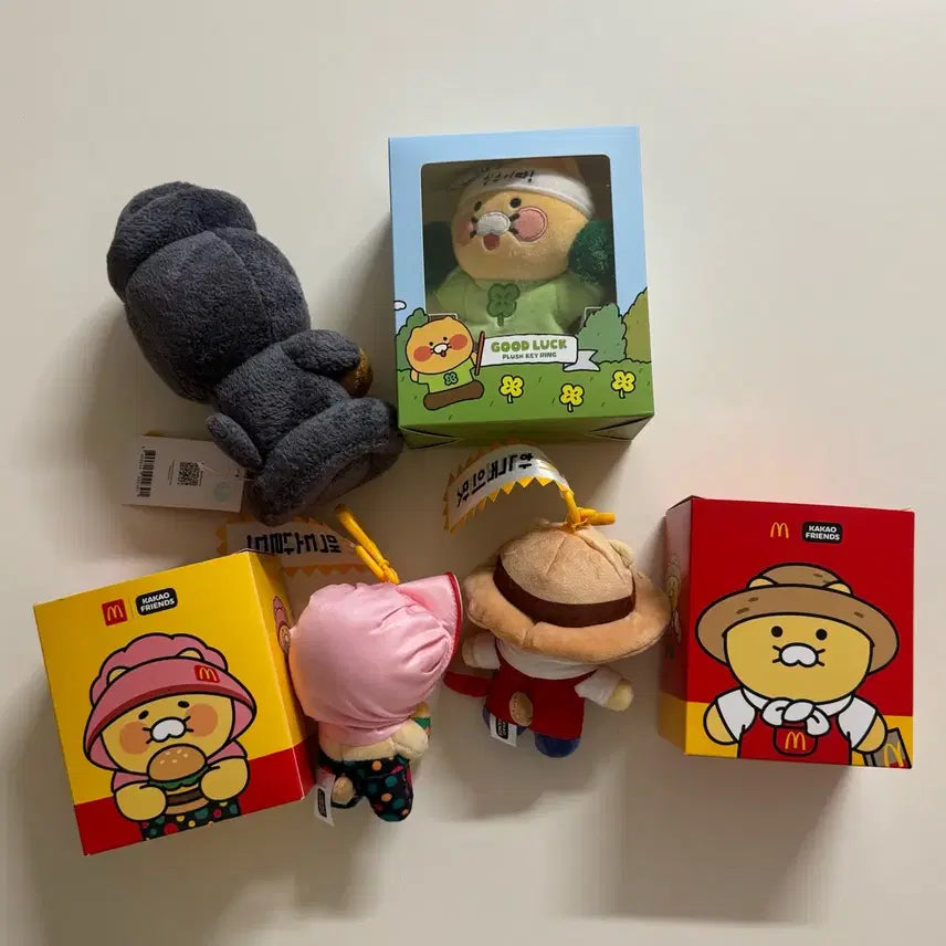 [BUNJANG] Kakao Friends Choonsik Doll Bundle (McDonald&
