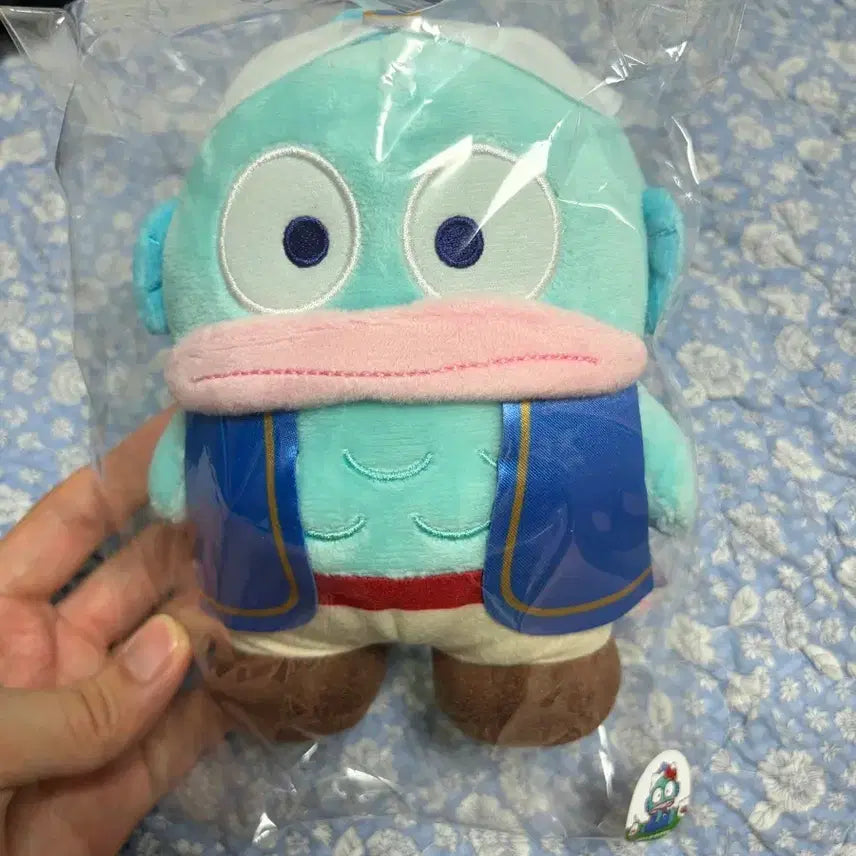 [BUNJANG] Sanrio Aladdin Genie Hangyodon Arabian Nights Plush Mascot (New) / 산리오 (새상품)지니 알라딘 한교동 아라비안나이트 인형 마스코트