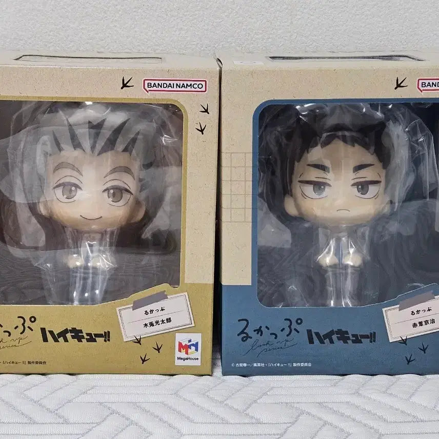 [BUNJANG] Haikyuu!! Look Up Bokuto Koutarou &amp; Akaashi Keiji School Uniform Version Sealed Figures Set / 하이큐 룩업 보쿠토 아카아시 교복 미개봉 피규어