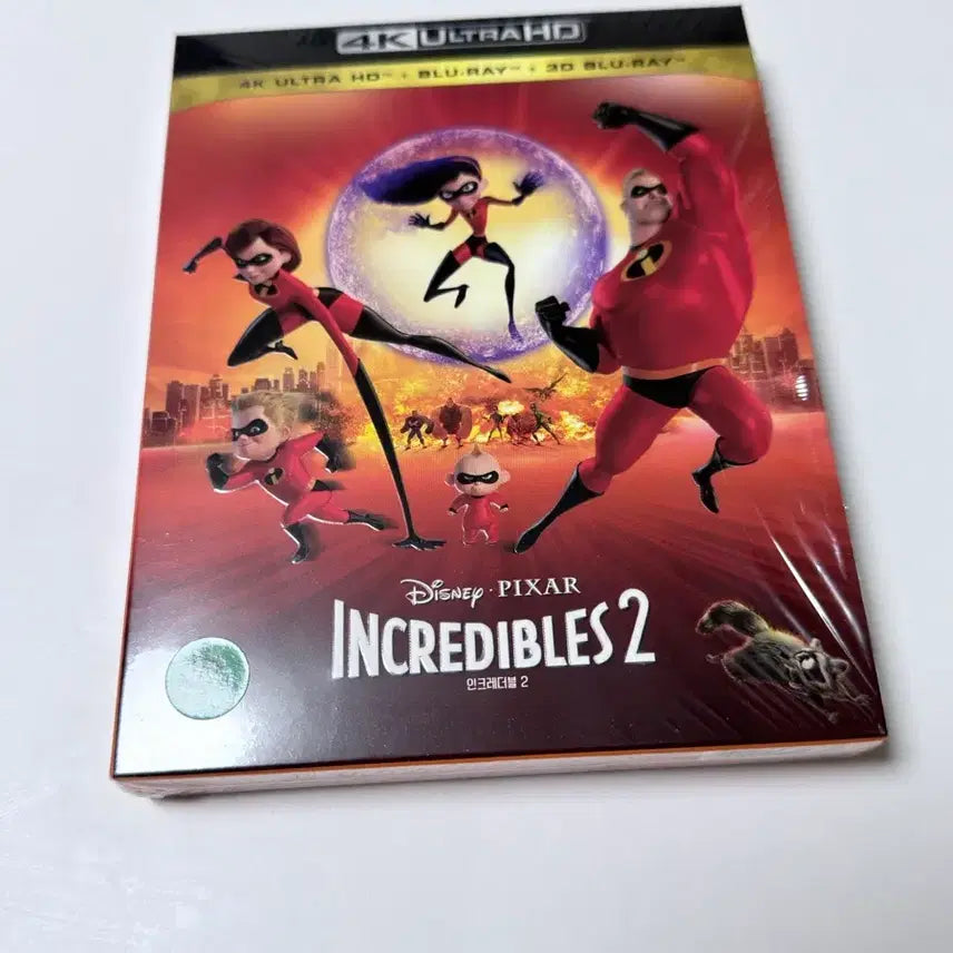 [BUNJANG] Incredibles 2: Steelbook 4K UHD Blu-ray (4 Disc) / [4K 블루레이] 인크레더블 2 : 스틸북 (4disc: 4K UHD +