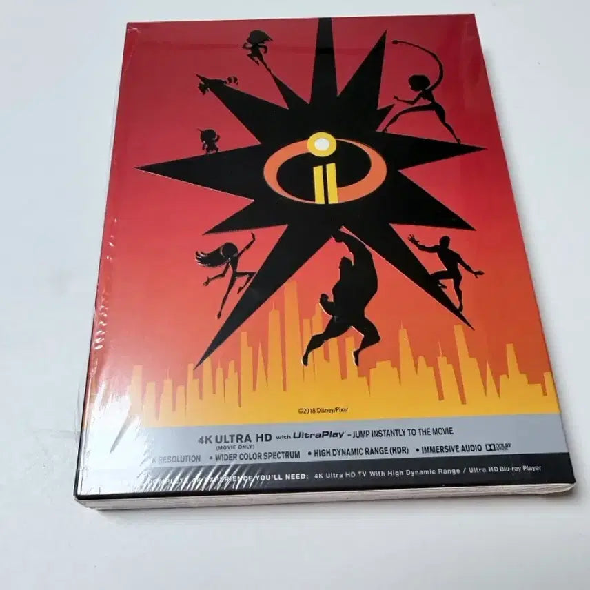[BUNJANG] Incredibles 2: Steelbook 4K UHD Blu-ray (4 Disc) / [4K 블루레이] 인크레더블 2 : 스틸북 (4disc: 4K UHD +