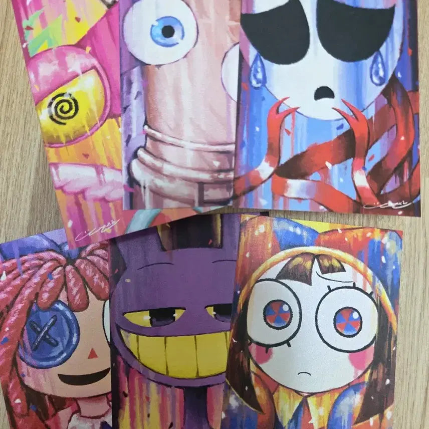 [BUNJANG] Digital Circus Fan Art Postcard Set / 디지털 서커스 비공굿 엽서