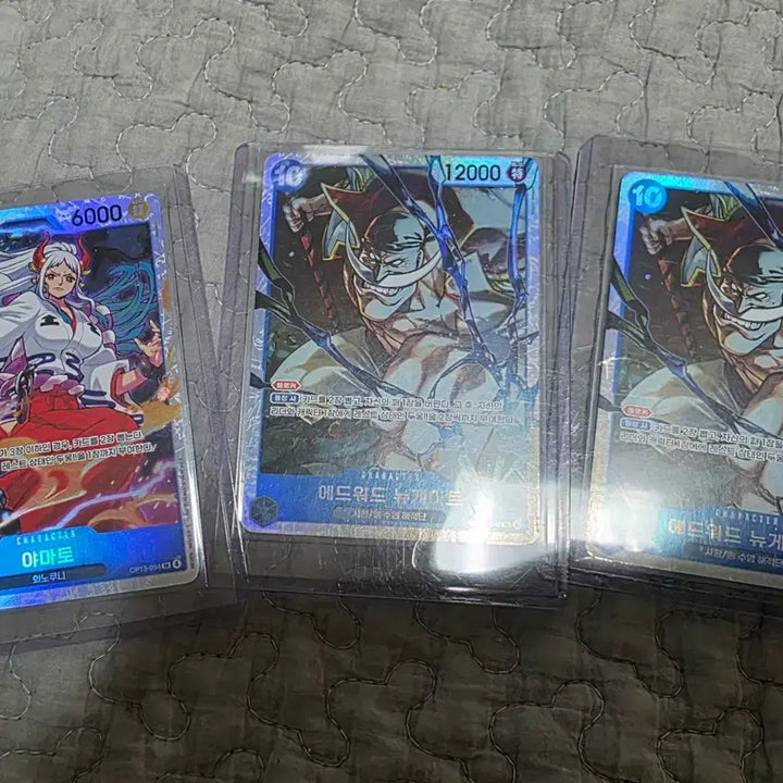 [BUNJANG] One Piece Card Game Romance Dawn 13th Edition Whitebeard SR (x2), Yamato SR (x1) / 원피스카드 13탄 흰수염 sr 2개, 야마토 sr 1개