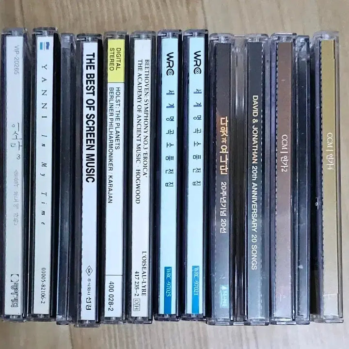 [BUNJANG] Various Artists Classical &amp; Gospel Music CD Collection (12 Discs) / 고전클래식. 다윗과요나단. 가스펠. 야니. 이소라 음악 CD 12장