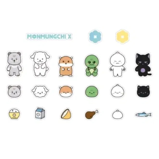[BUNJANG] MONSTA X Monmoongchi Sticker Pack Unused / 몬스타엑스 몬뭉치 스티커팩 미사용