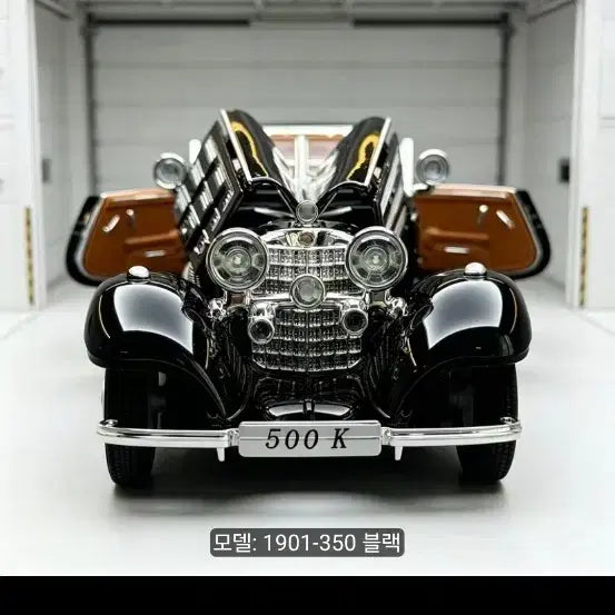 [BUNJANG] Mercedes-Benz 190E 16V (W201) Black 1:24 Diecast Model / 벤츠 1901-350 블랙  피규어