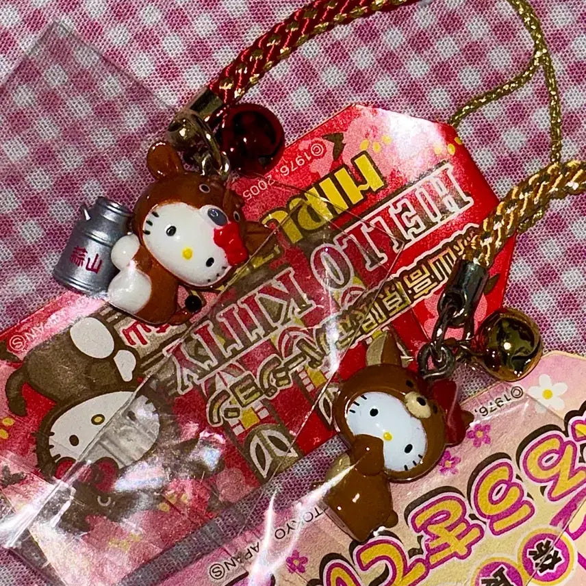 [BUNJANG] 2005 Classic Kitty Animal Strap / 2005년 고전키티 스트랩 동물들