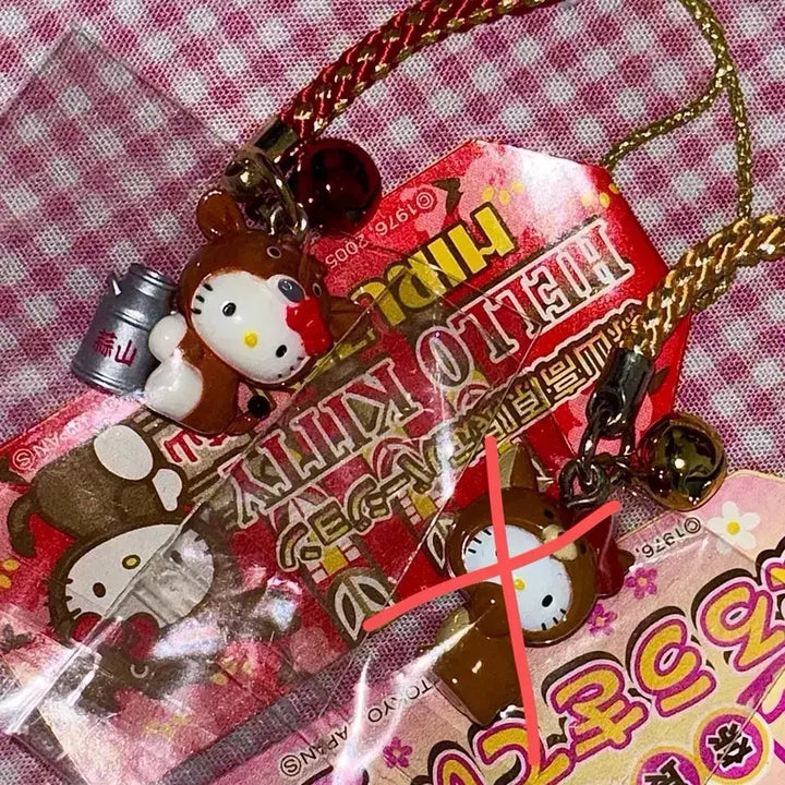 [BUNJANG] 2005 Classic Kitty Animal Strap / 2005년 고전키티 스트랩 동물들