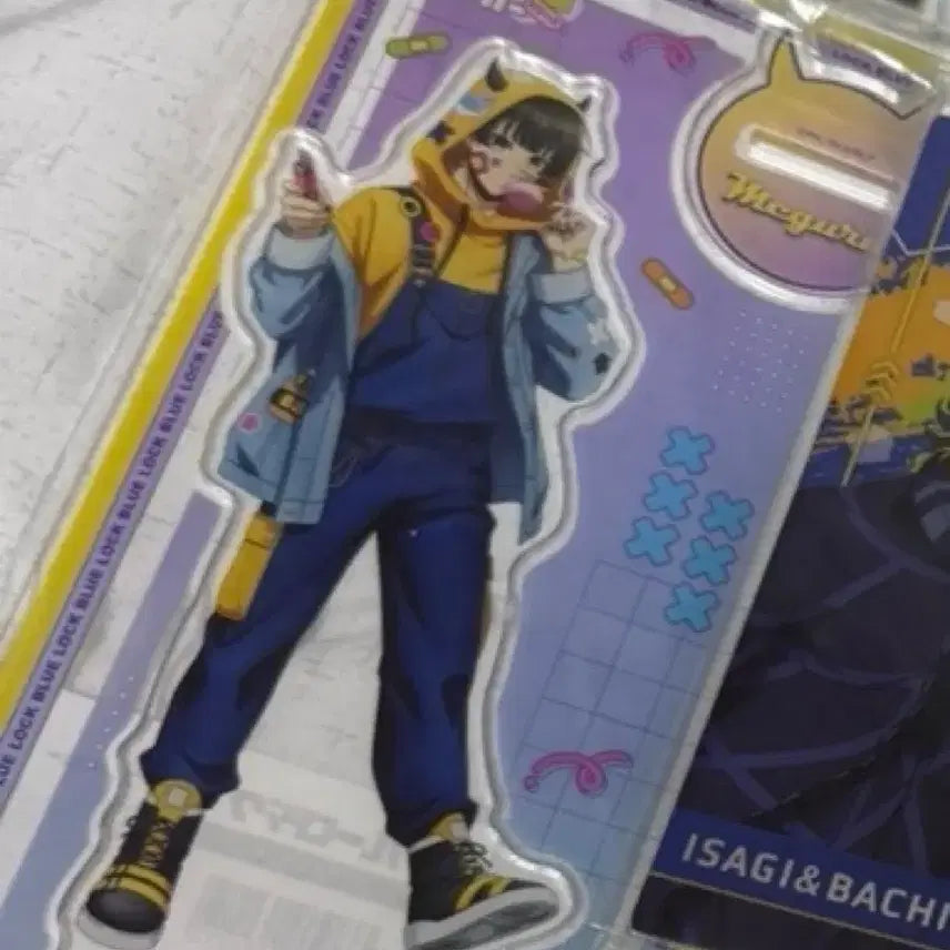 [BUNJANG] Blue Lock Bachira Meguru Devil Deco Hoodie Acrylic Stand / 블루록 바치라 메구루 데빌 데코 파카 후드 아크릴