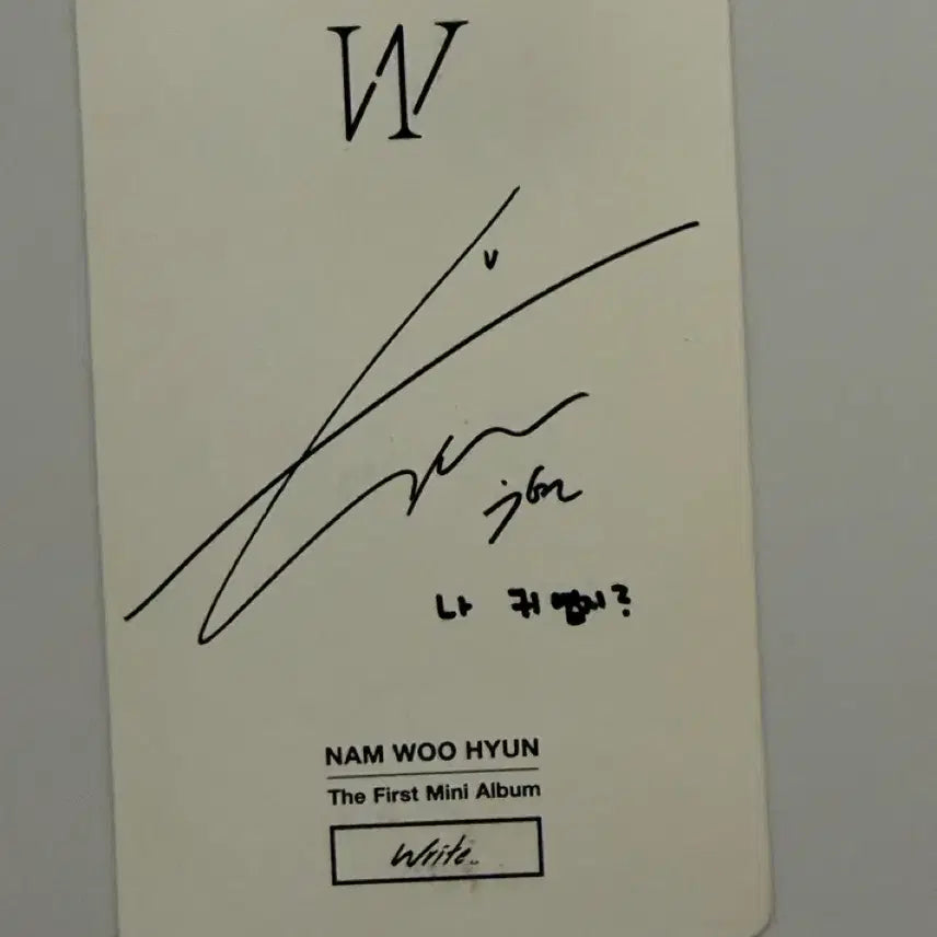[BUNJANG] Nam Woo Hyun Solo Album Photocard / 남우현 솔로 앨범 포카