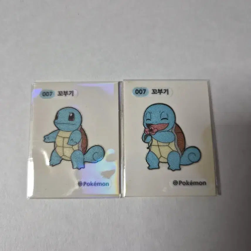 [BUNJANG] Pokemon Squirtle Sticker / 포켓몬스터 007 꼬부기 포켓몬빵 띠부띠부씰 스티커