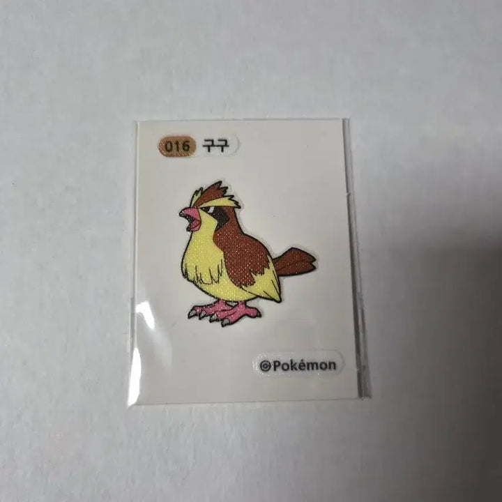 [BUNJANG] Pokemon 016 Pidgey Pokemon Bread Sticker / 포켓몬스터 016 구구 포켓몬빵 띠부띠부씰 스티커