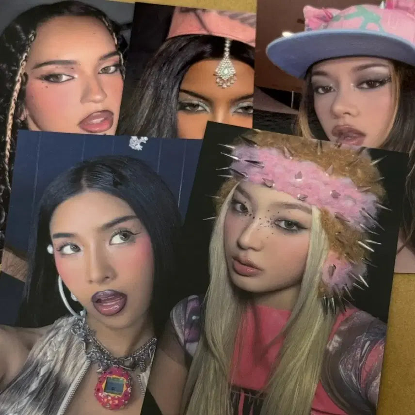 [BUNJANG] KATSEYE Pinky Up Photocard Bundle Set / 캣츠아이 katseye 핑키업 공방포카 공방 포카 포토카드 pinkyup