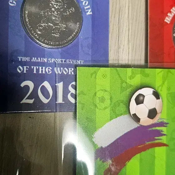 [BUNJANG] 2018 FIFA World Cup Commemorative Coin Set (3 Types) / 2018 월드컵 기념주화 3종 일괄