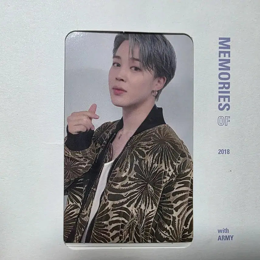 [BUNJANG] BTS 2018 Memories Blu-ray Jimin Photocard / bts 2018 메모리즈 블루레이 /지민